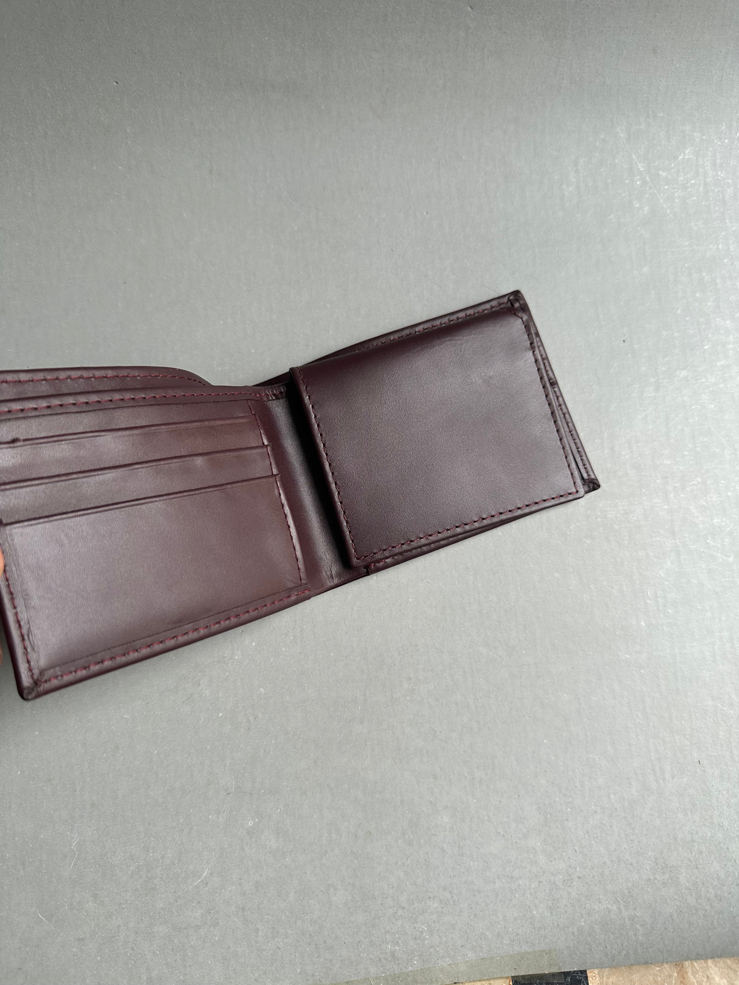 Flap wallet - Mehroon