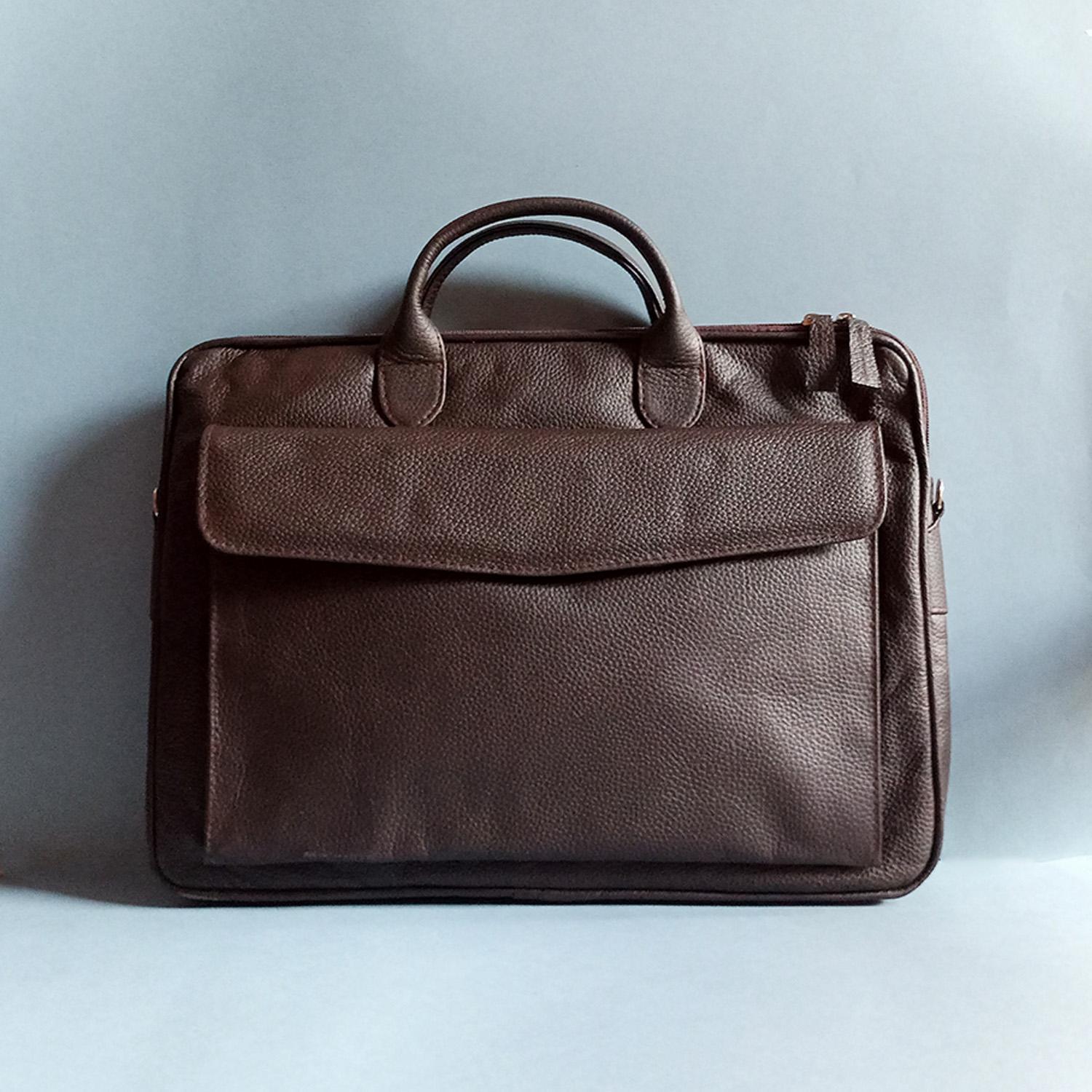 – 100 Cow Leather – 14” Laptop Space – Easy To Carry – Lightweight