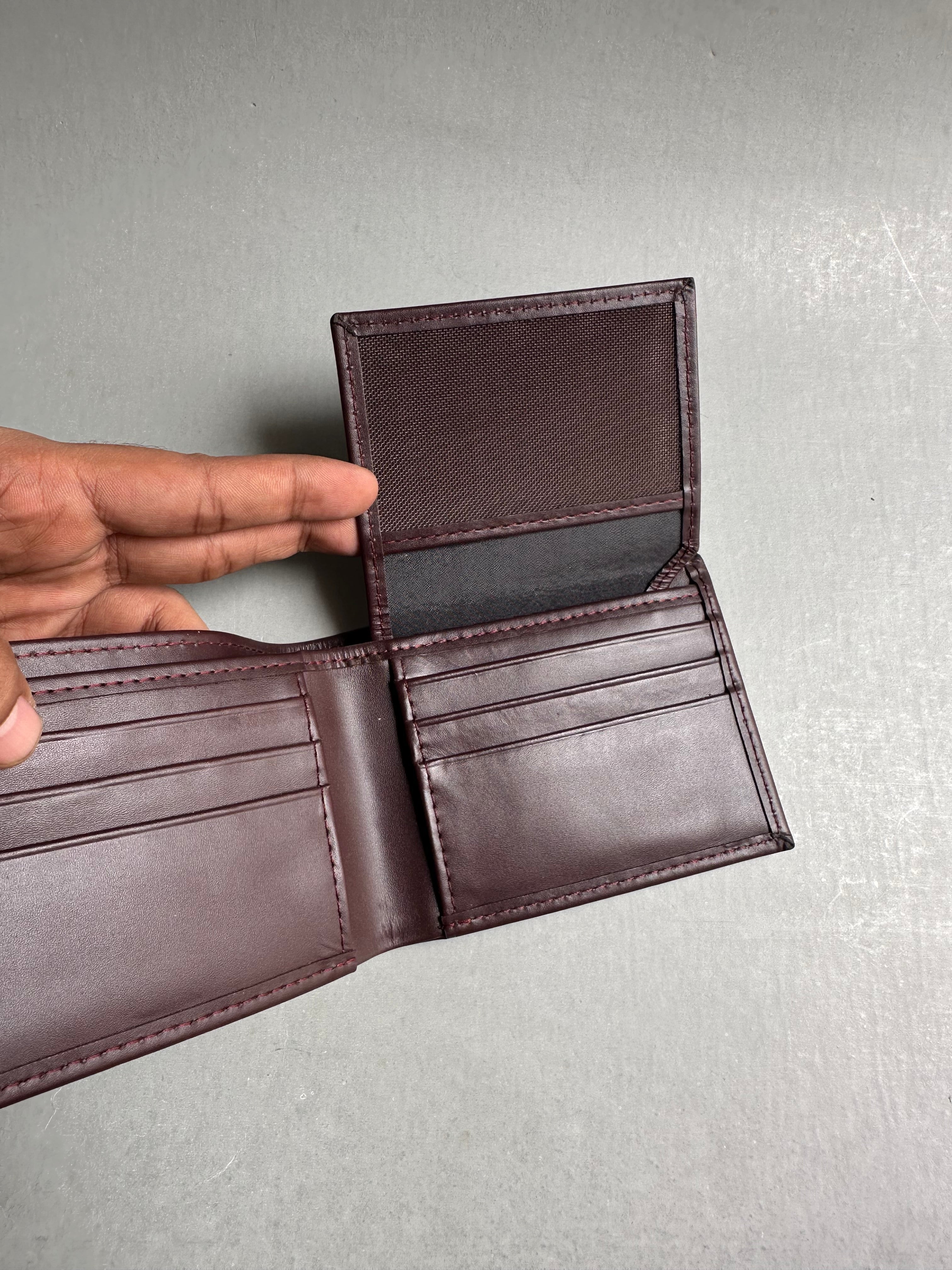 Flap wallet - Mehroon