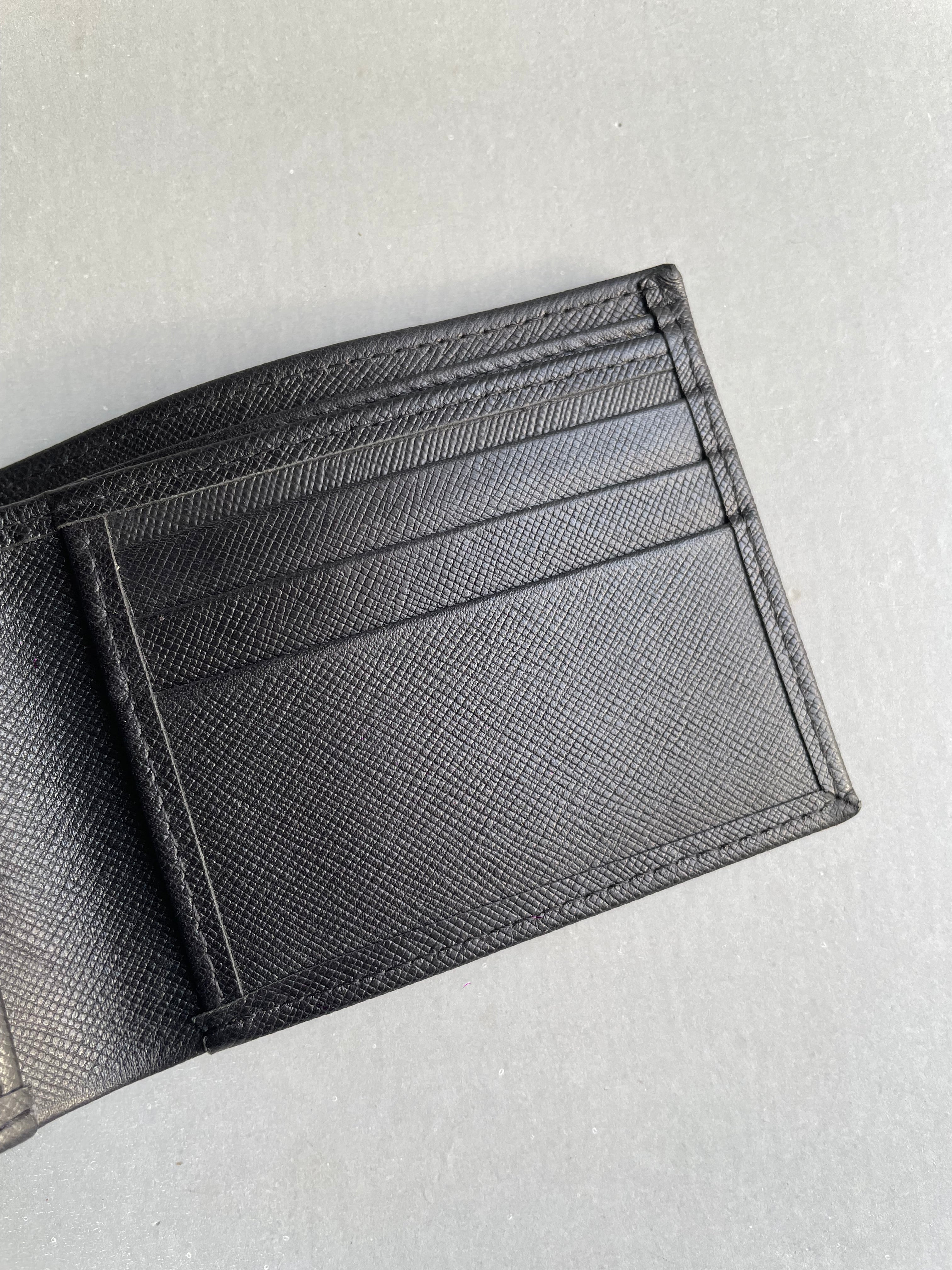 Saffiano wallet - black