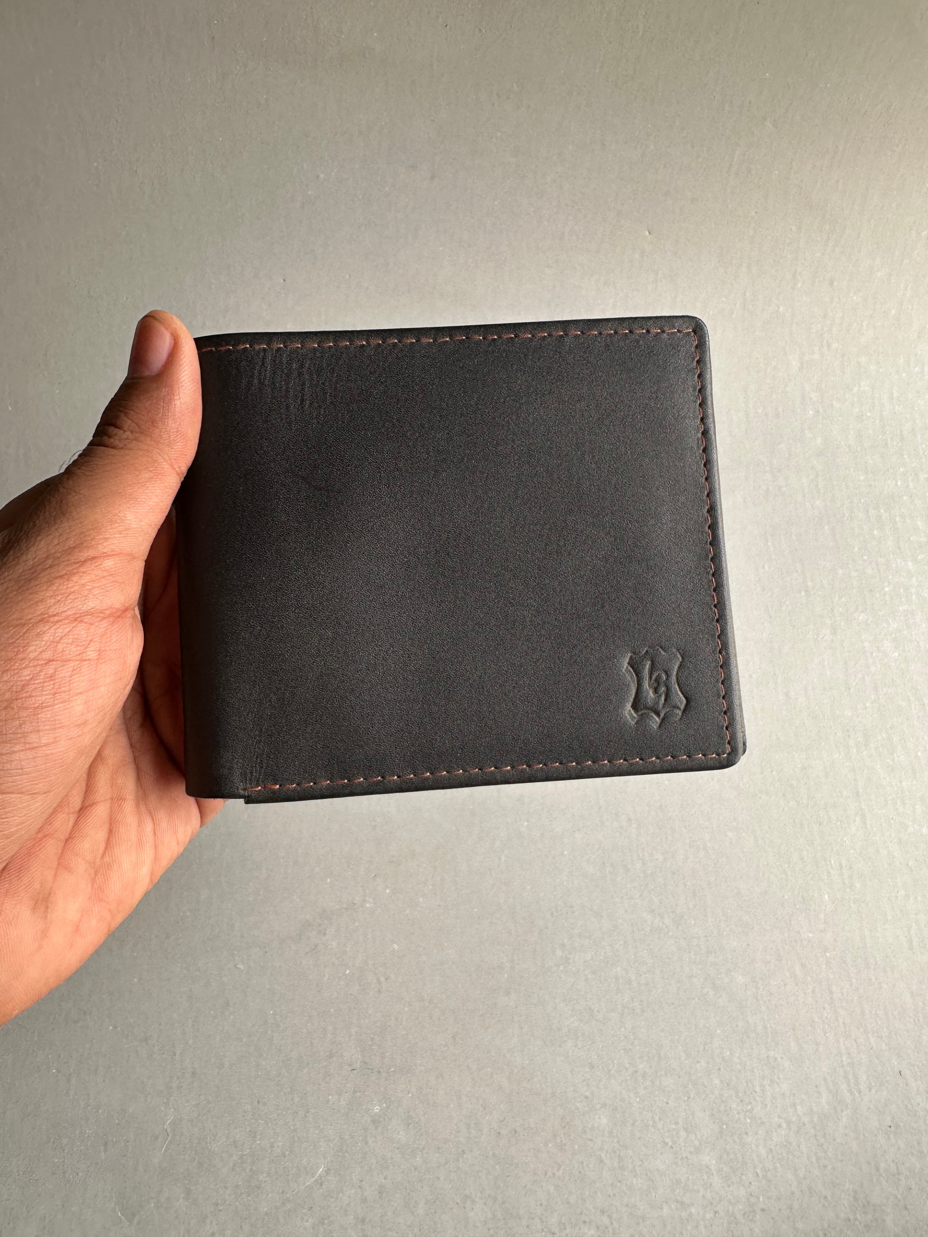 Window Flap wallet - Black