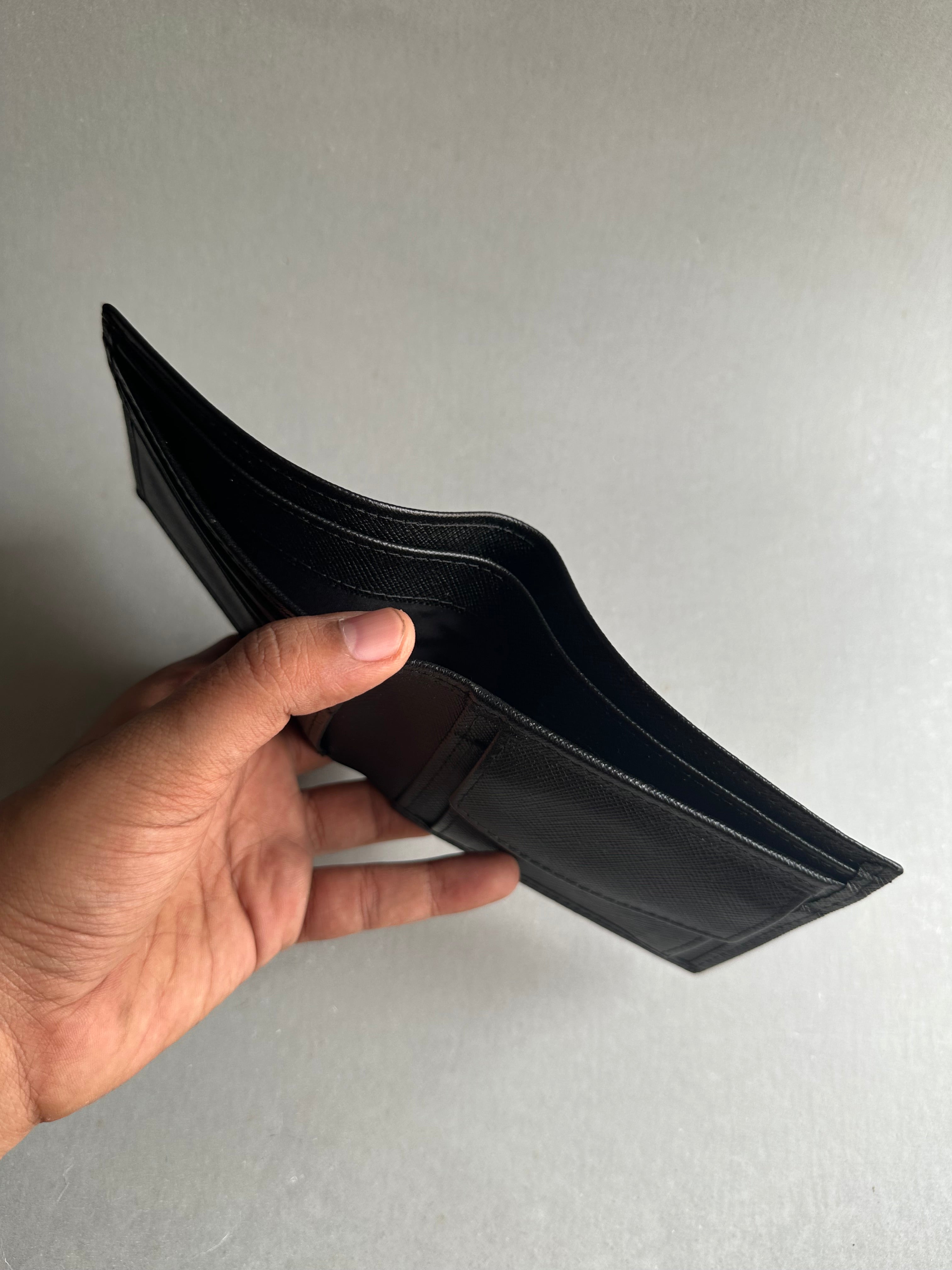 Saffiano Coin wallet - Black