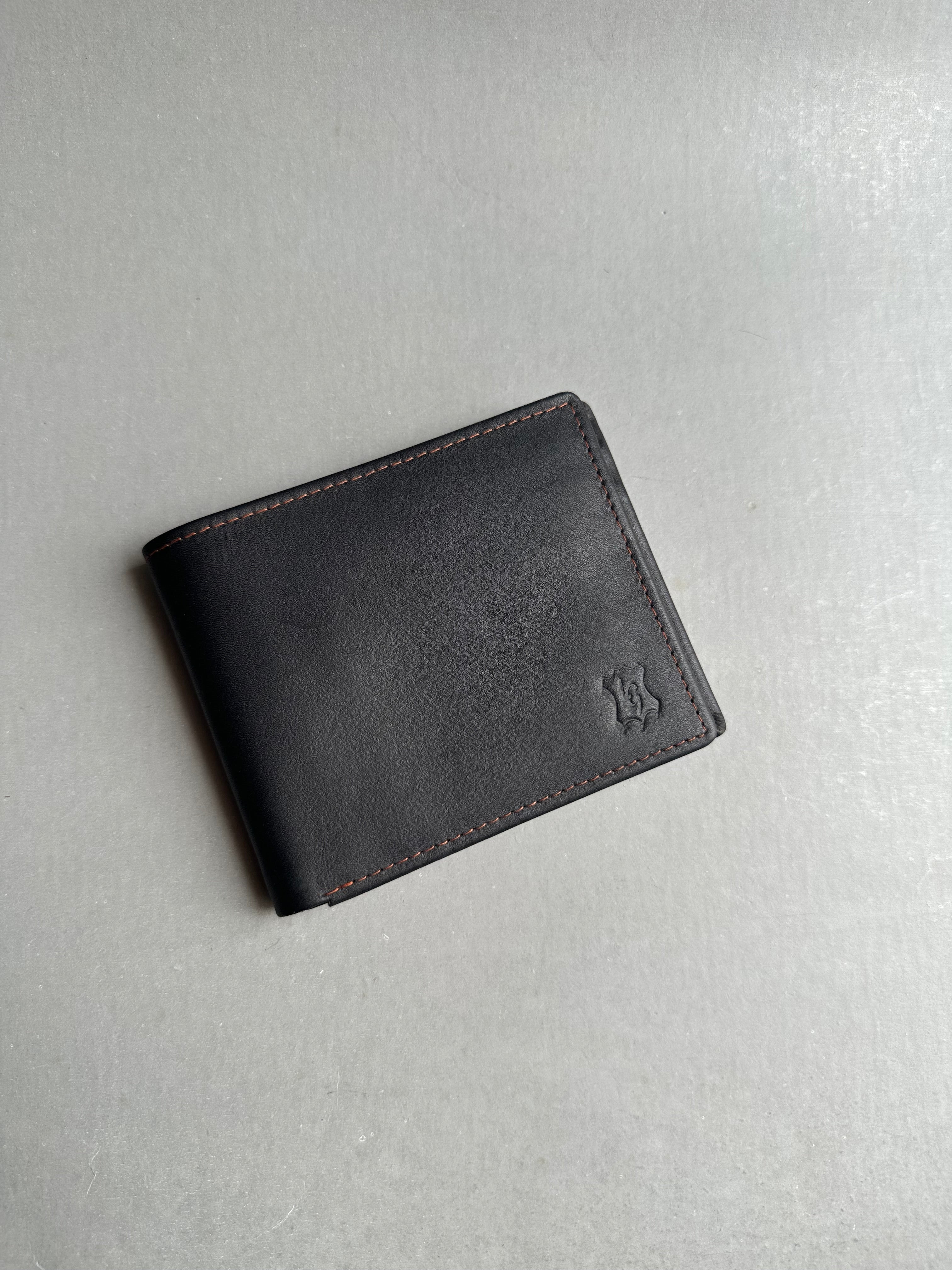 Window Flap wallet - Black