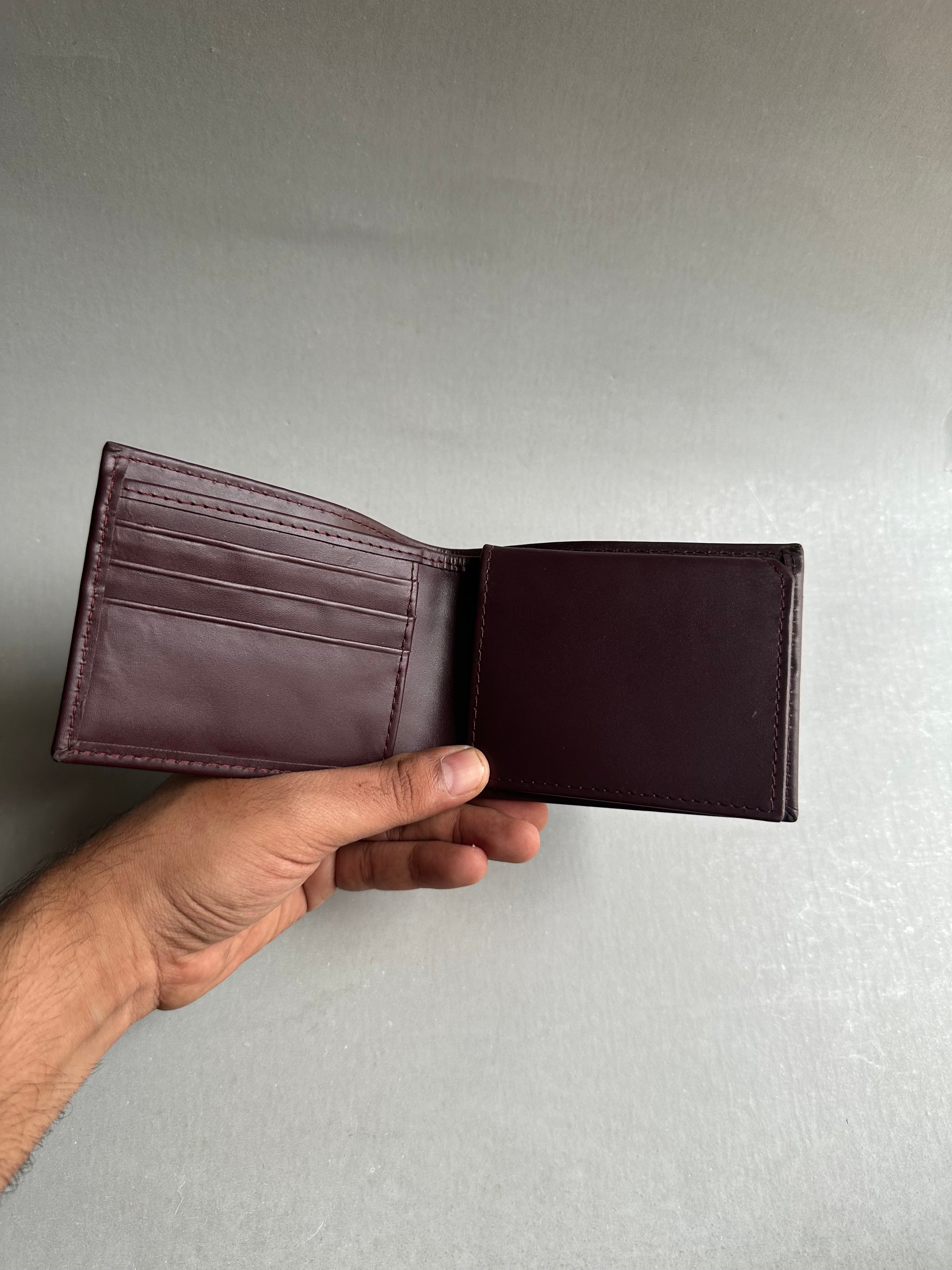 Flap wallet - Mehroon