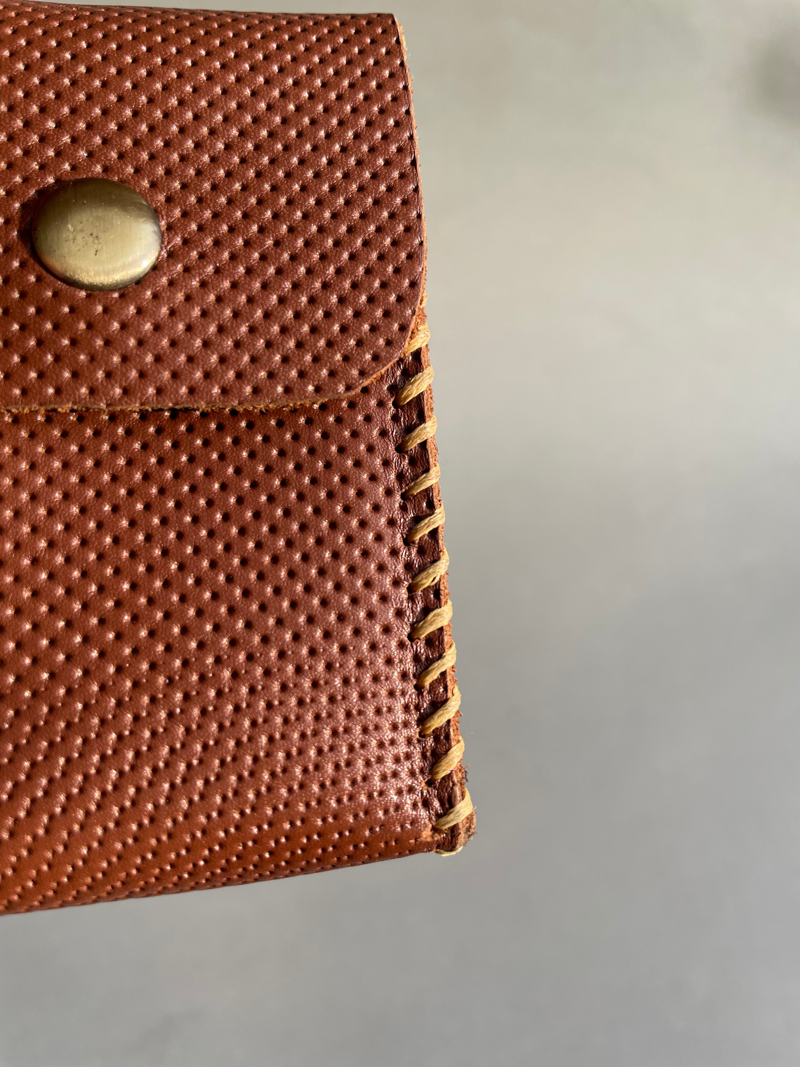 Handmade Leather Cigarette Case - Brown