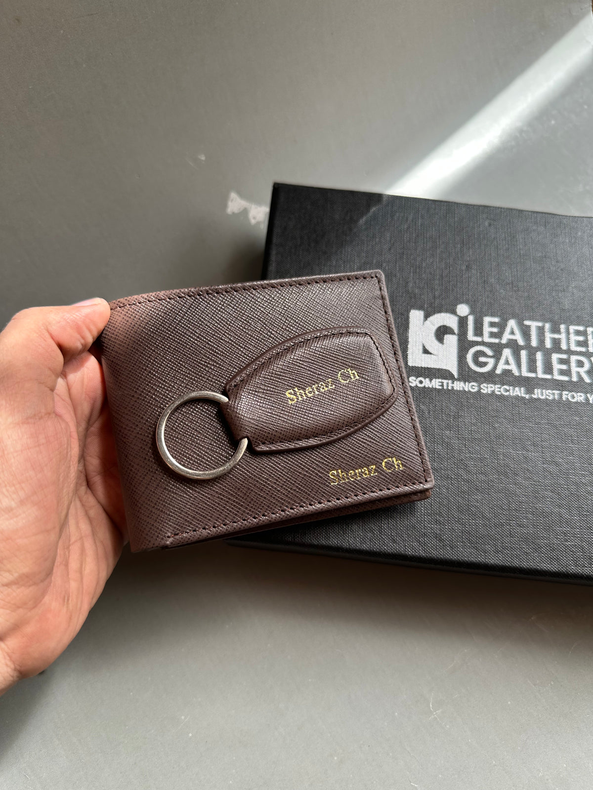 Saffiano Giftset - Coffee Brown