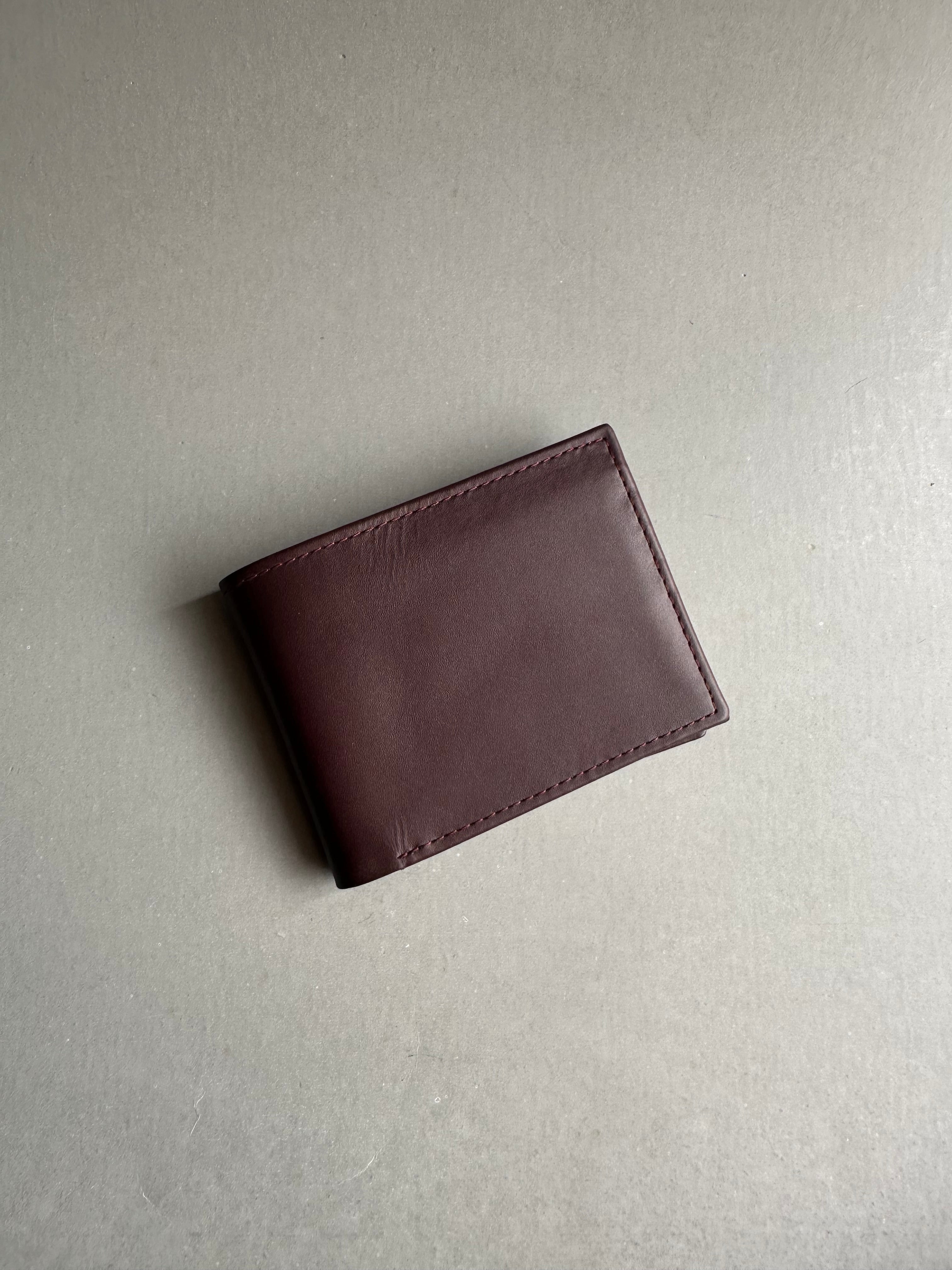 Flap wallet - Mehroon