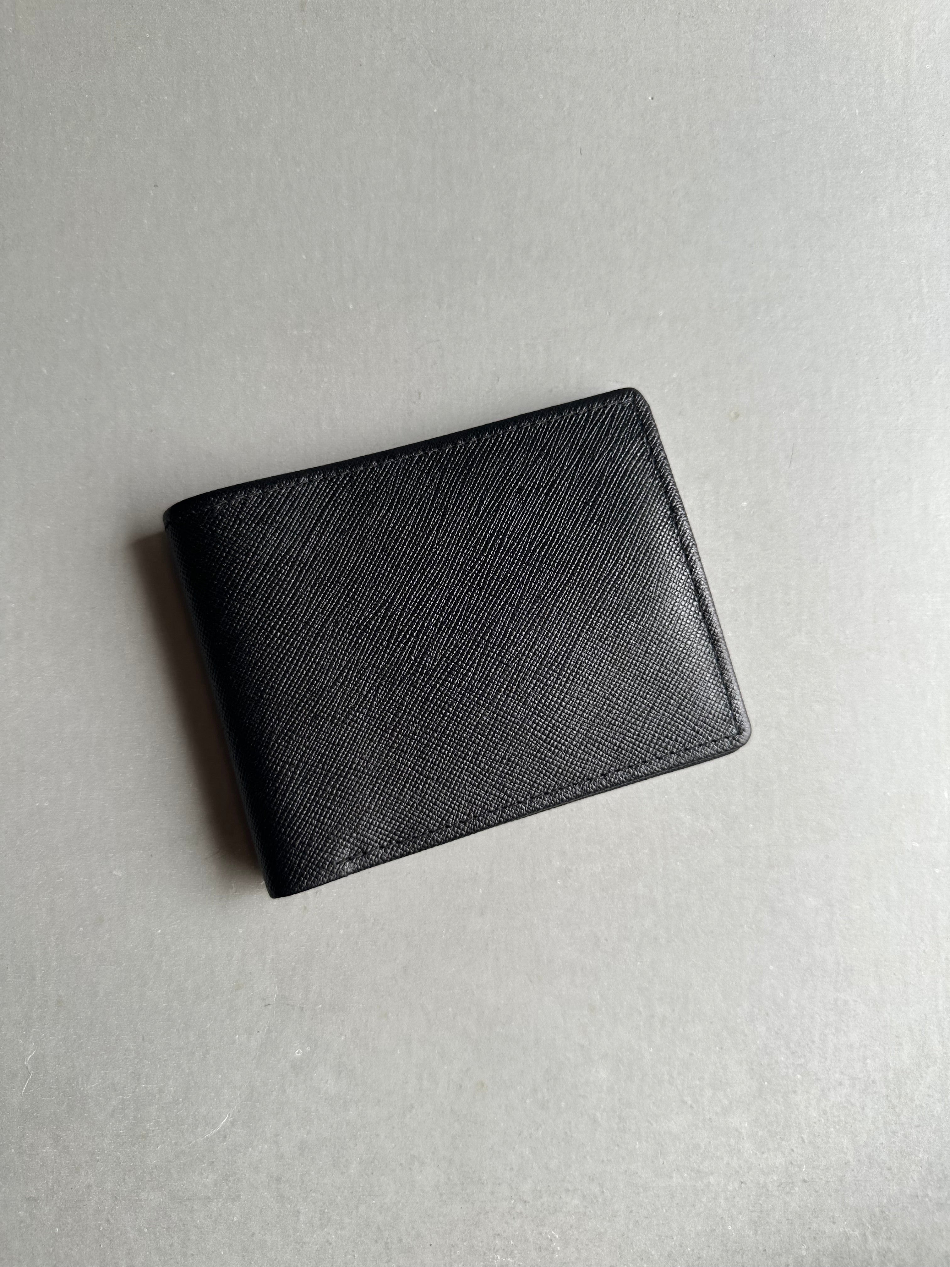 Saffiano Coin wallet - Black