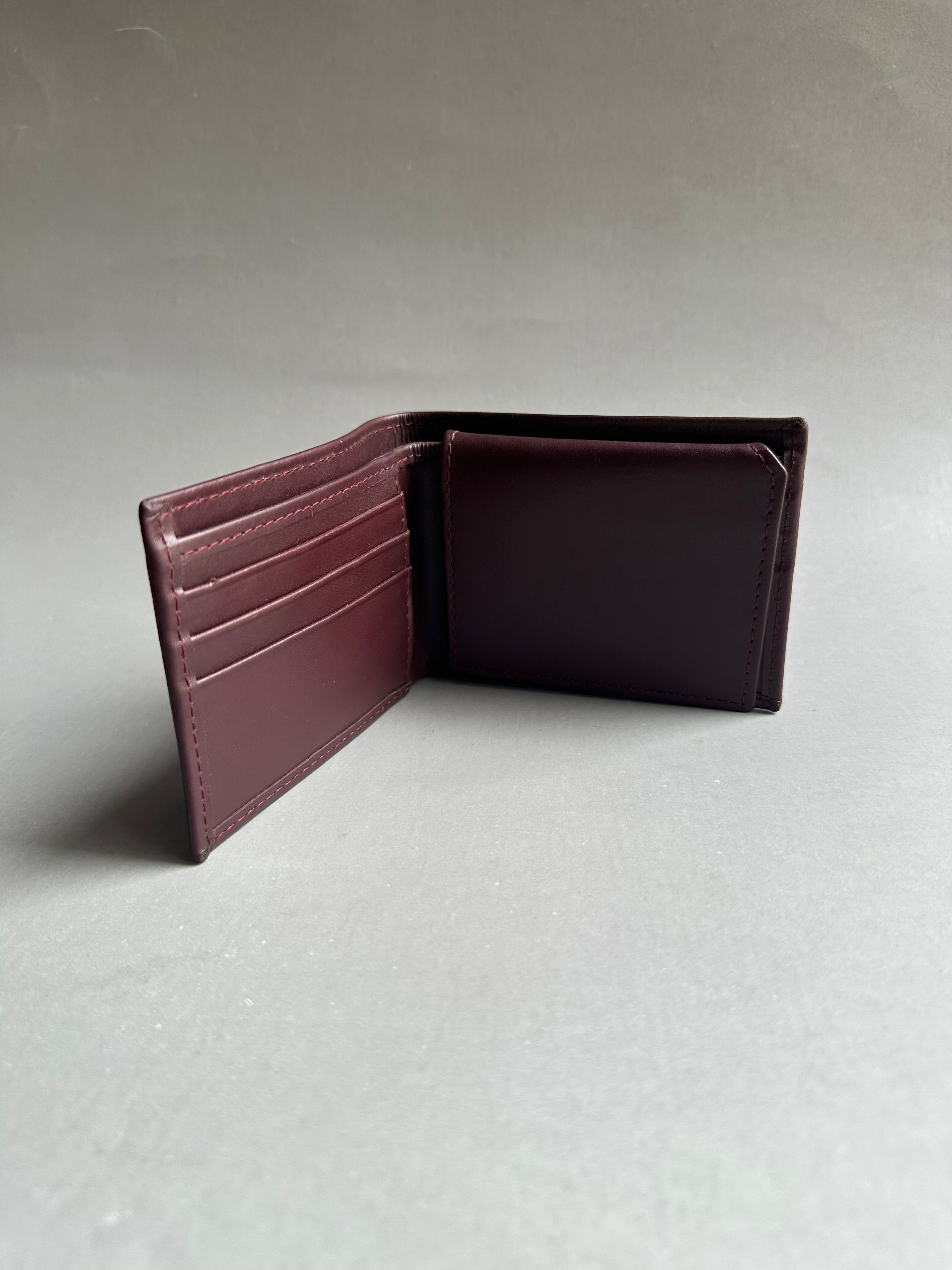 Flap wallet - Mehroon
