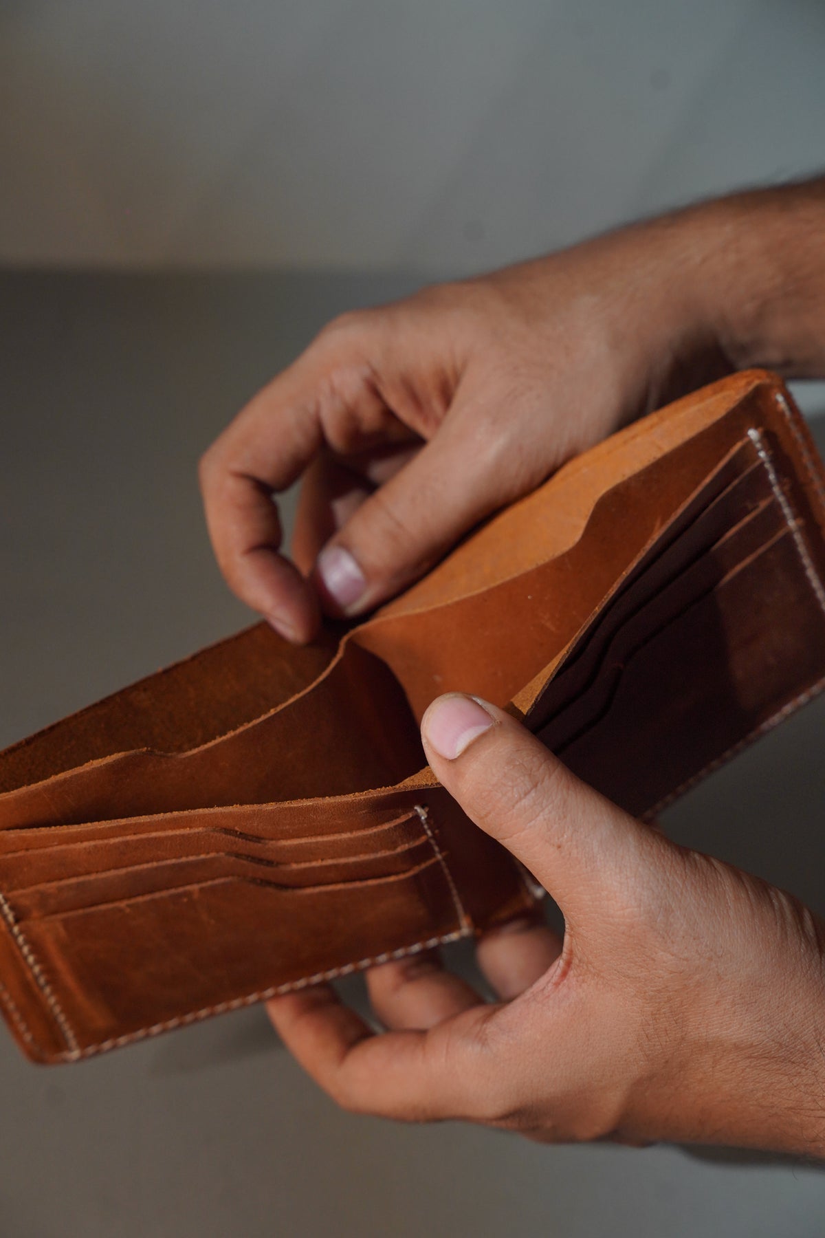Slim Crazy Horse Wallet
