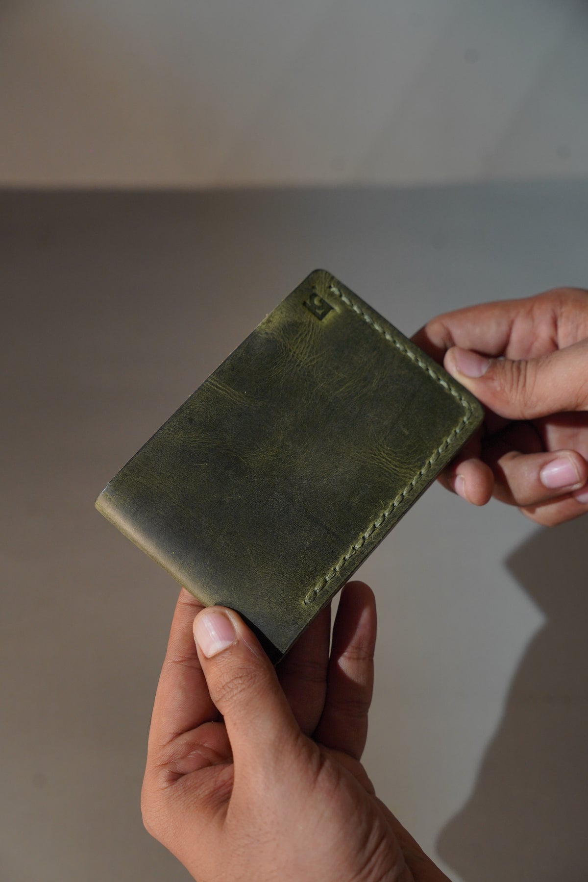 Handmade Wallet - Army Green