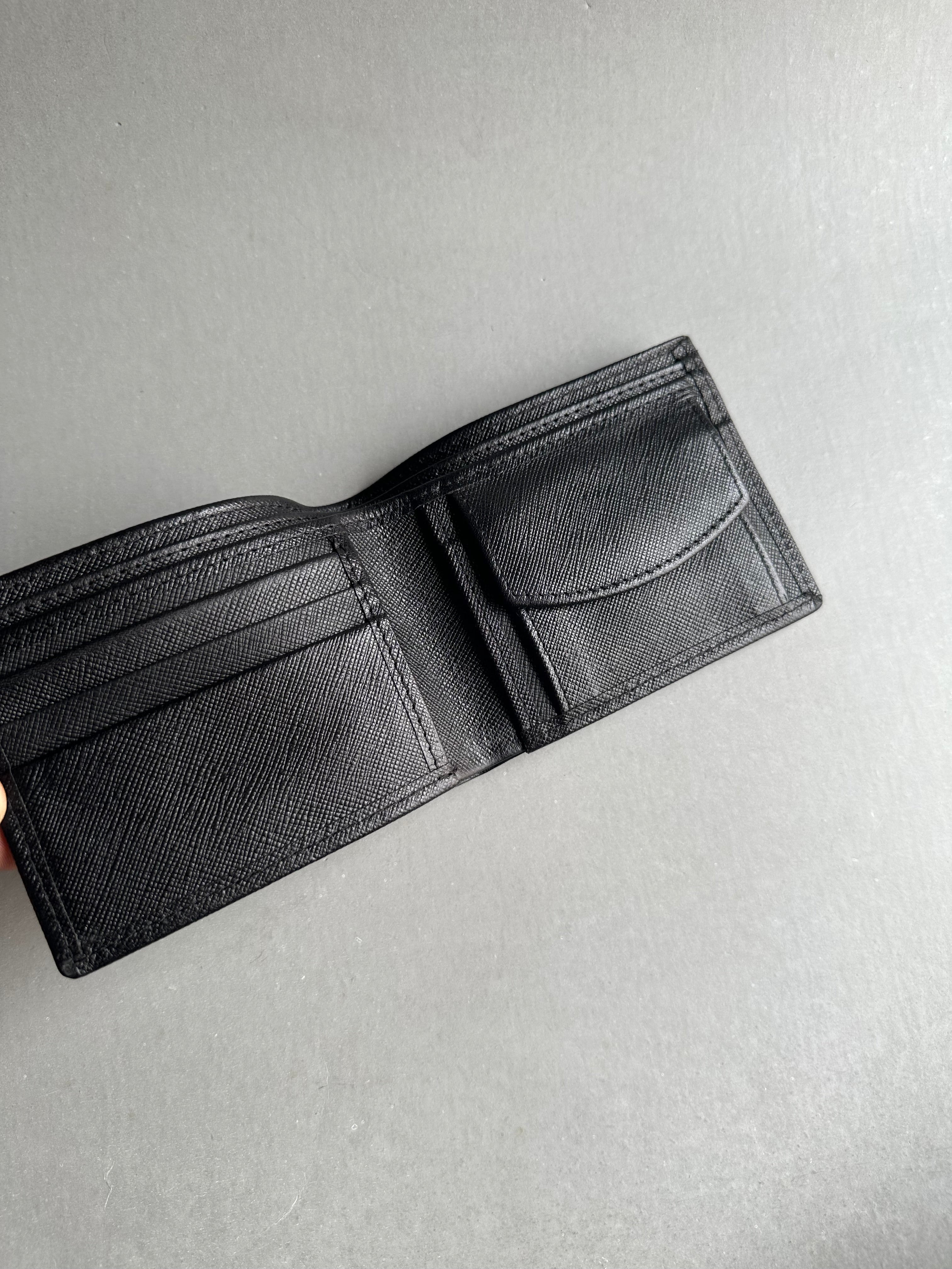 Saffiano Coin wallet - Black