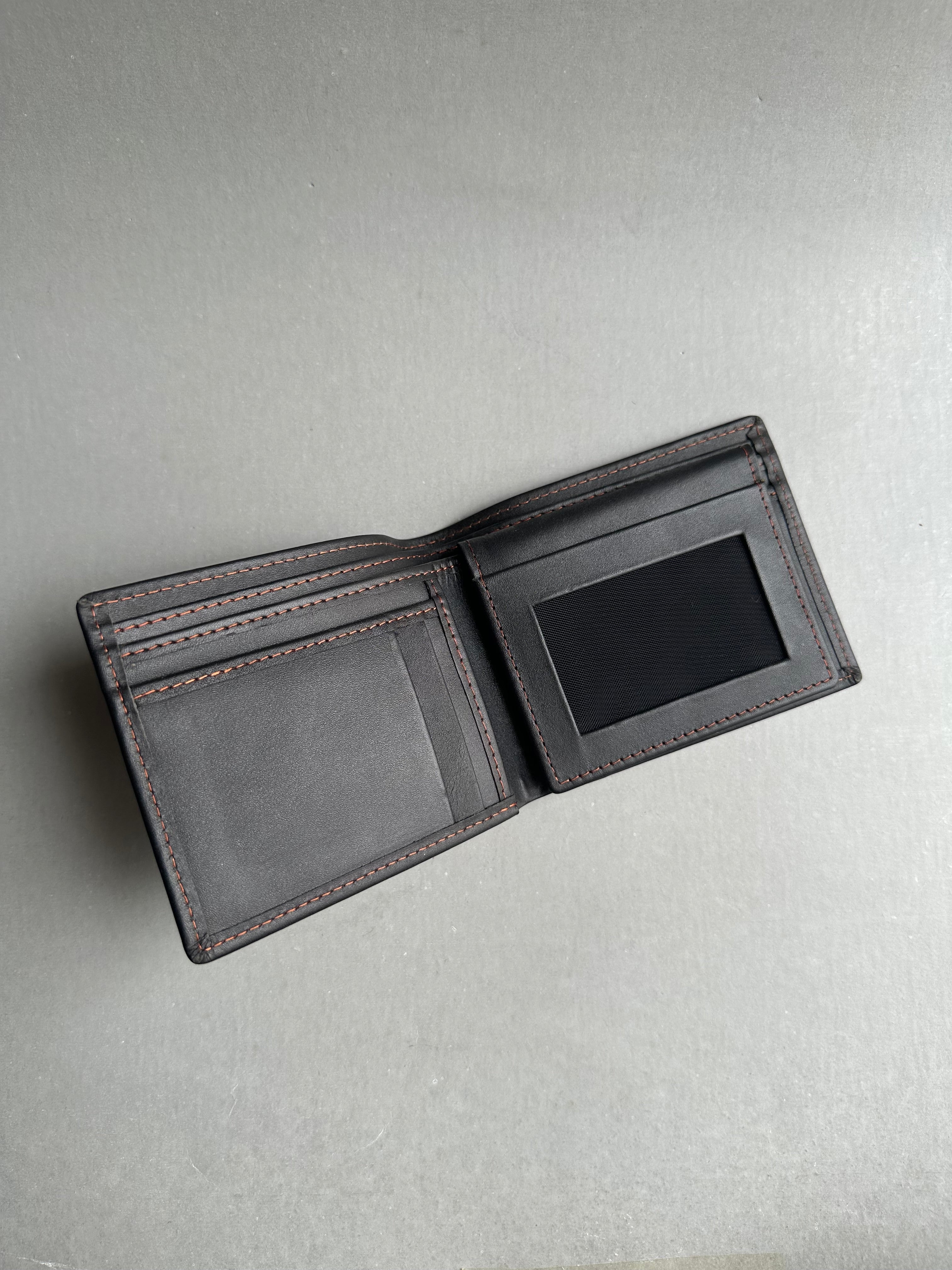 Window Flap wallet - Black
