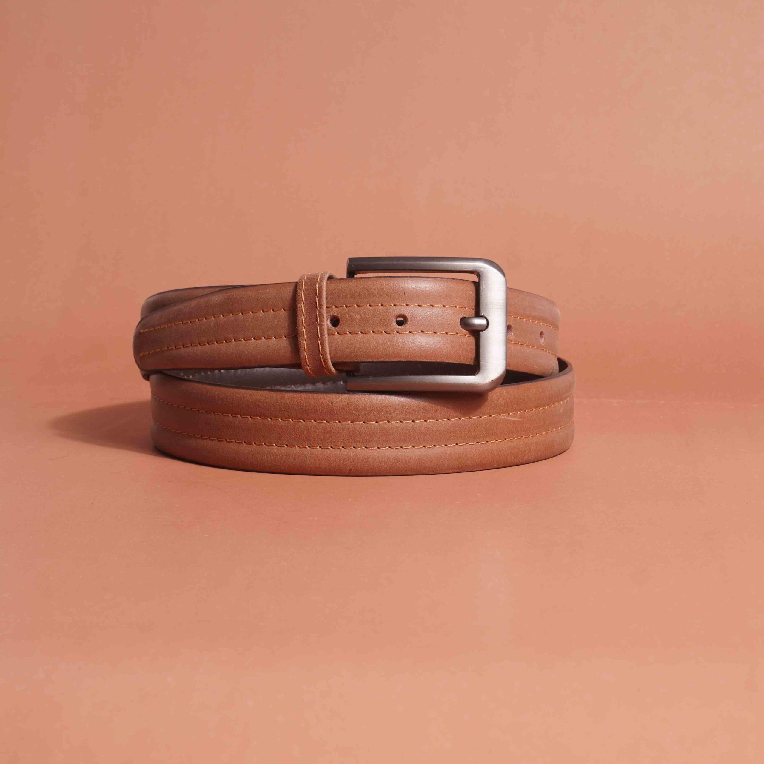 Formal Crazy Horse Belt – Light Tan