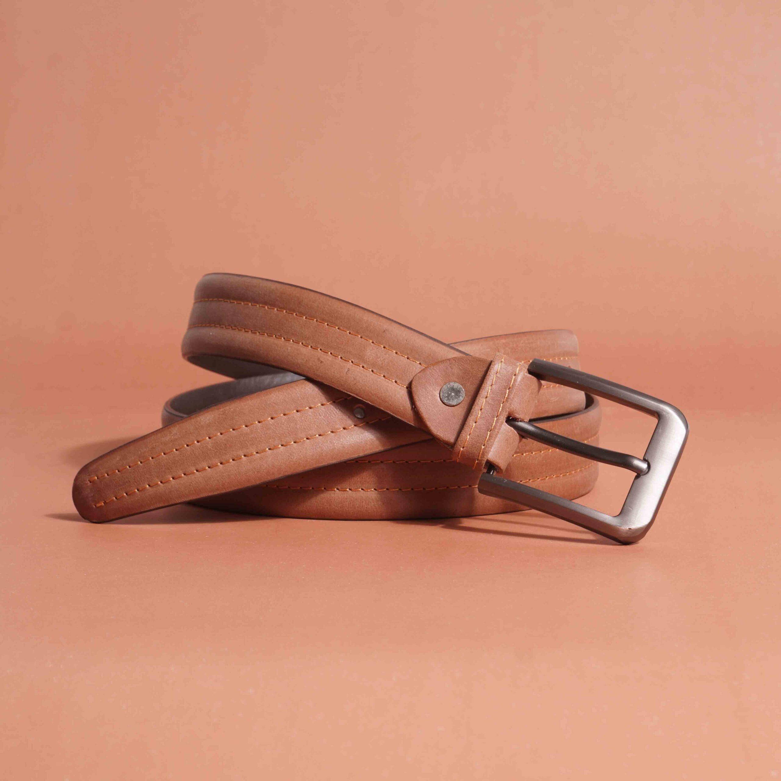 Formal Crazy Horse Belt – Light Tan