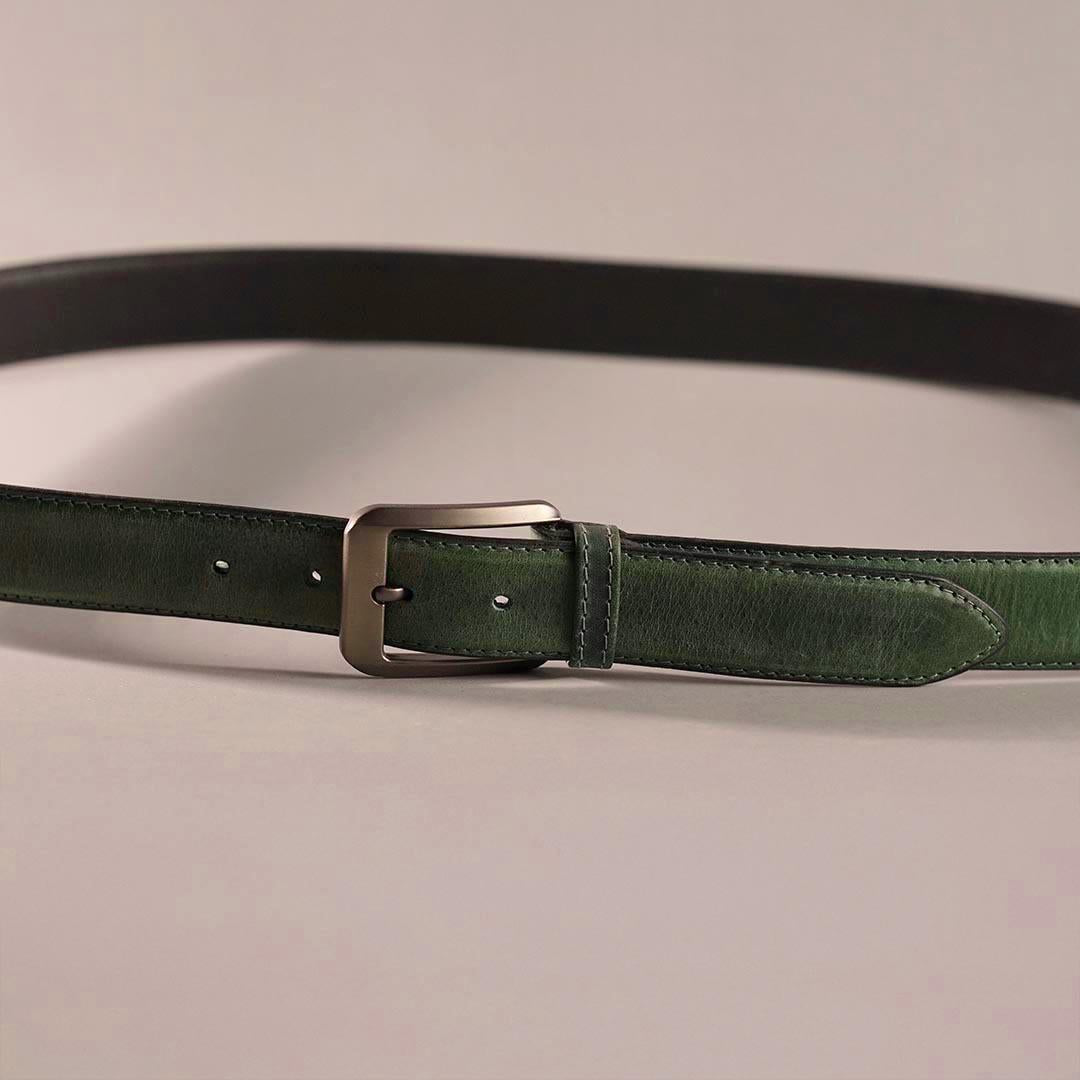 Natural Cow Belt – Green