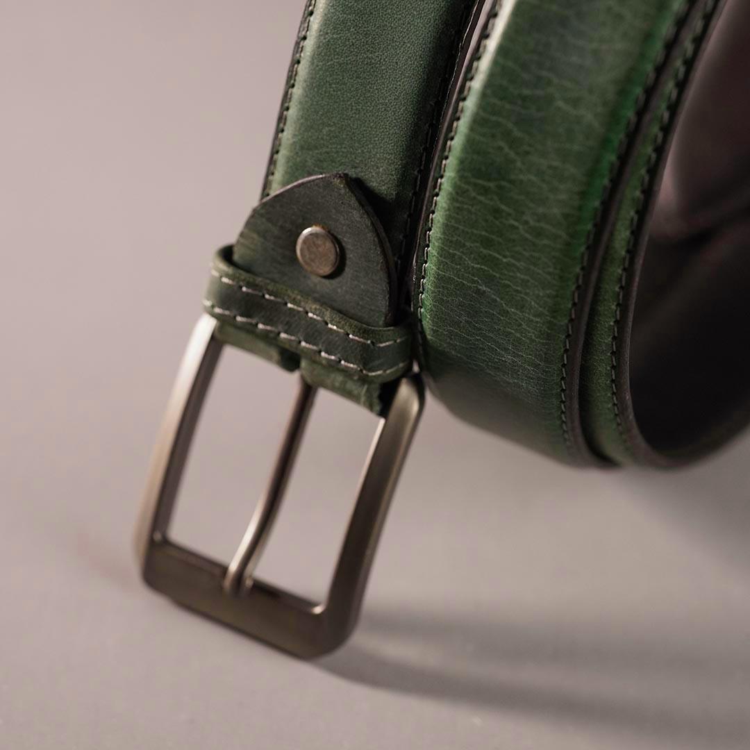 Natural Cow Belt – Green