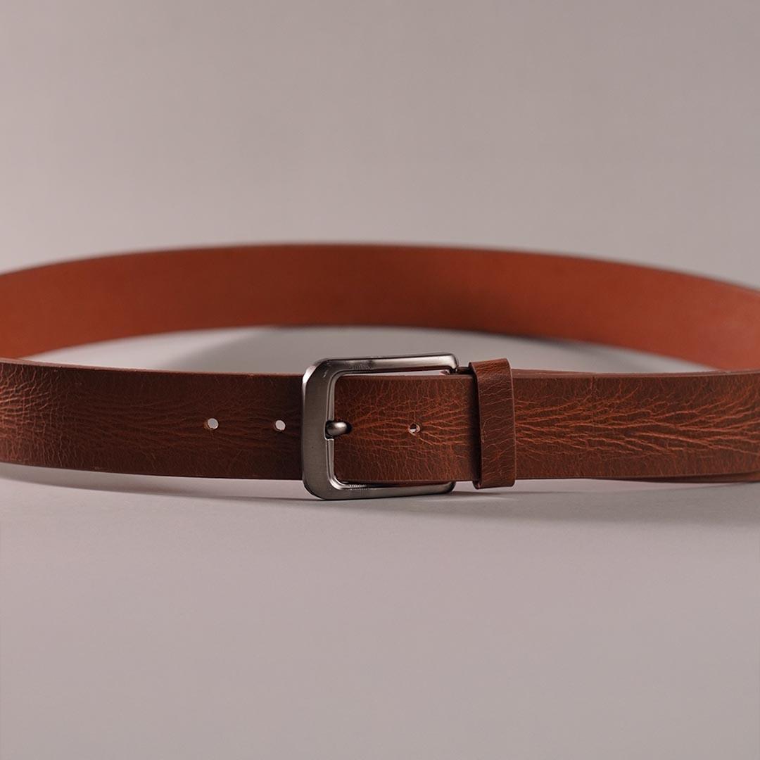 Natural Cow Jeans Belt – Mustard