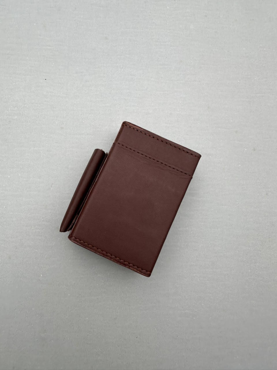 Leather Cigarette Case - Dark Brown