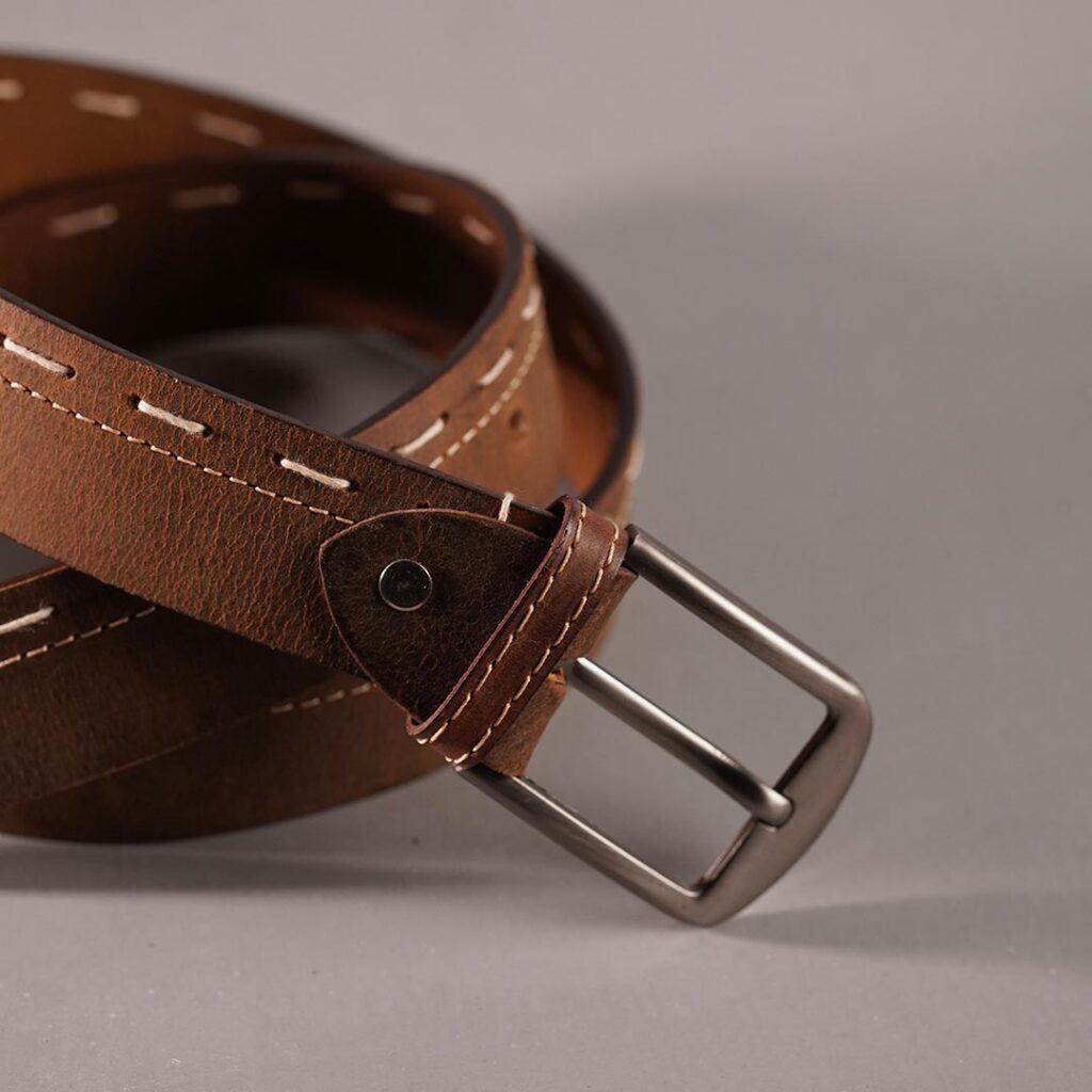 Crazy Horse Designer Belt – Brown