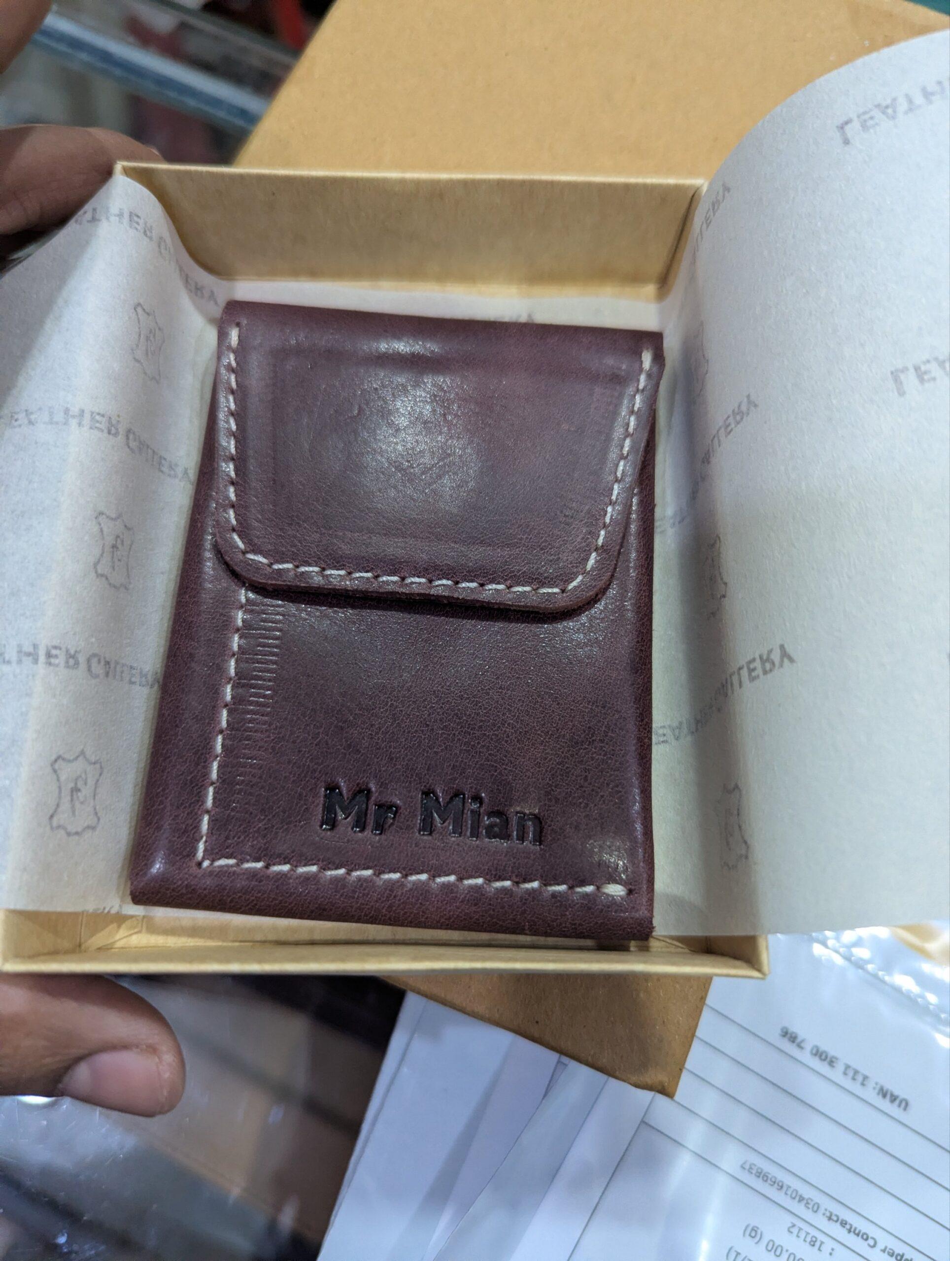 Compact Leather Wallet