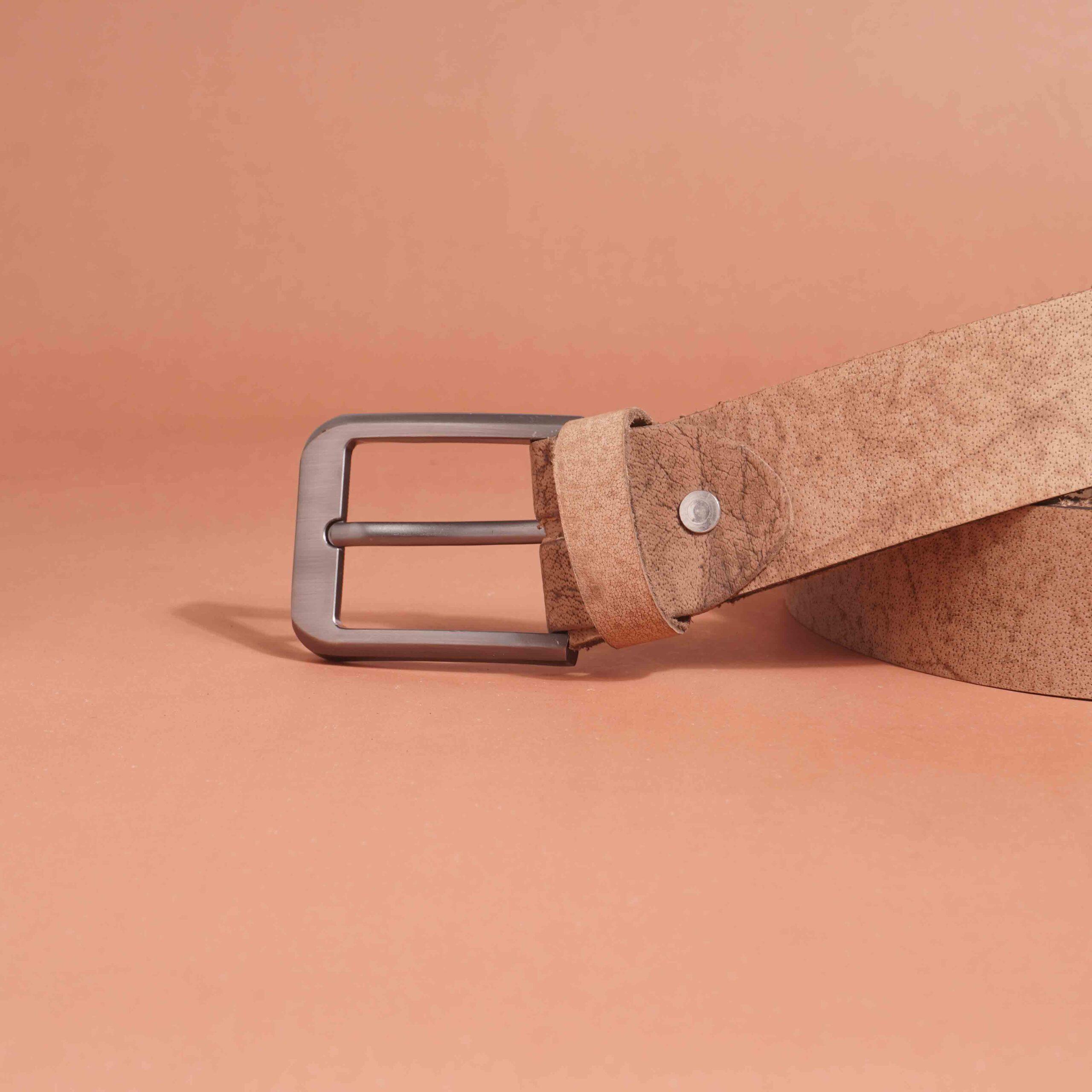 Crazy Horse Jeans Belt – Khaki