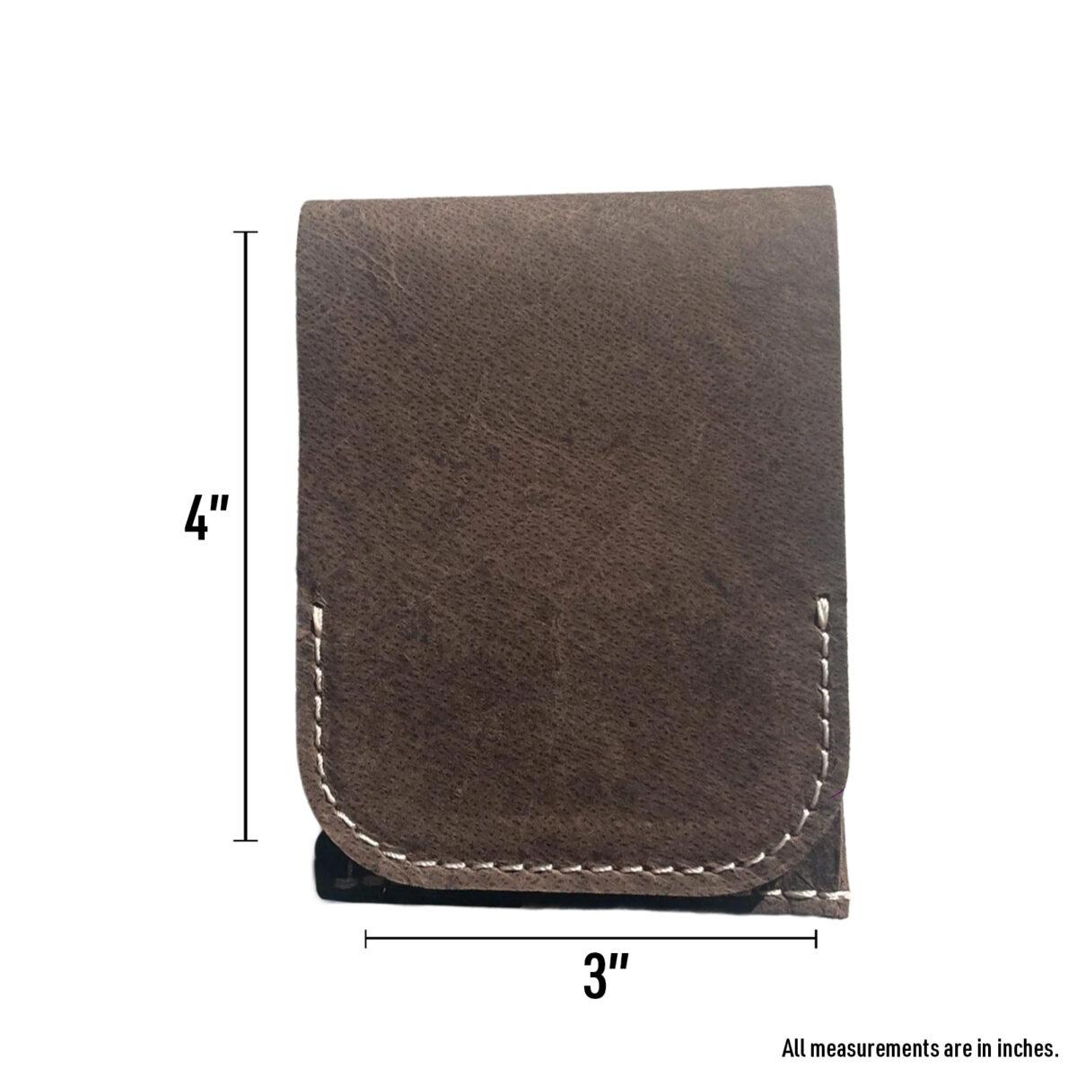 Oval Button Wallet