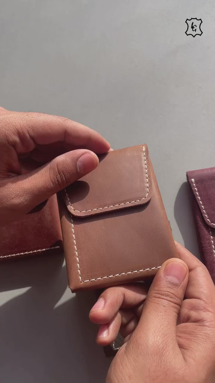 Compact Leather Wallet