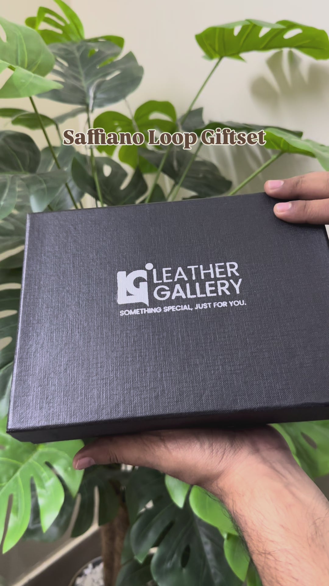 Saffiano Loop Giftset - Coffee