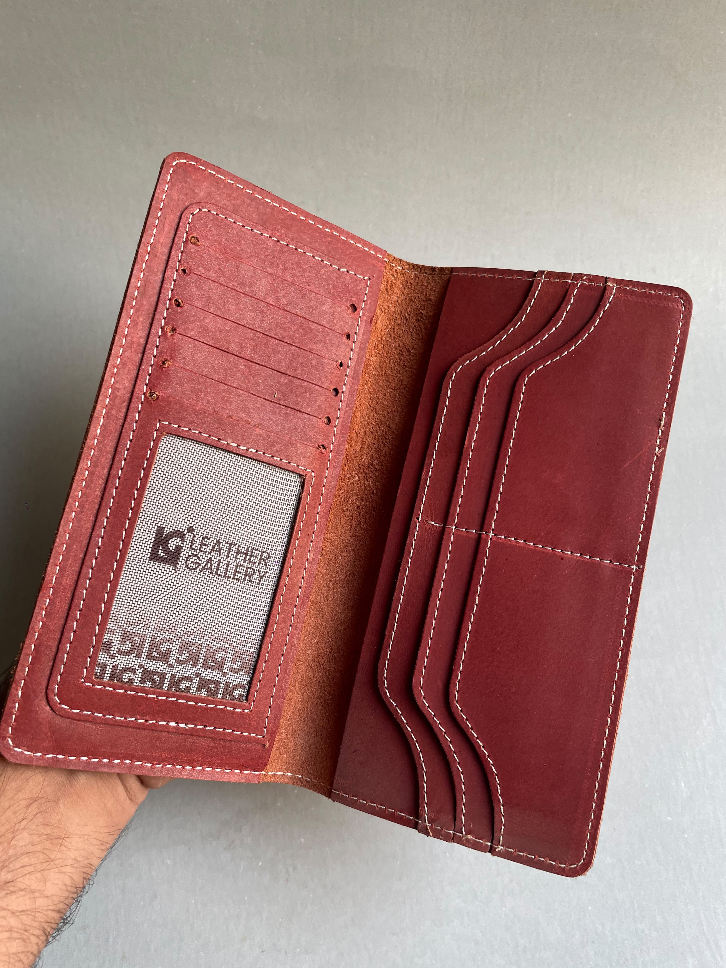 Crazy horse Long Wallet