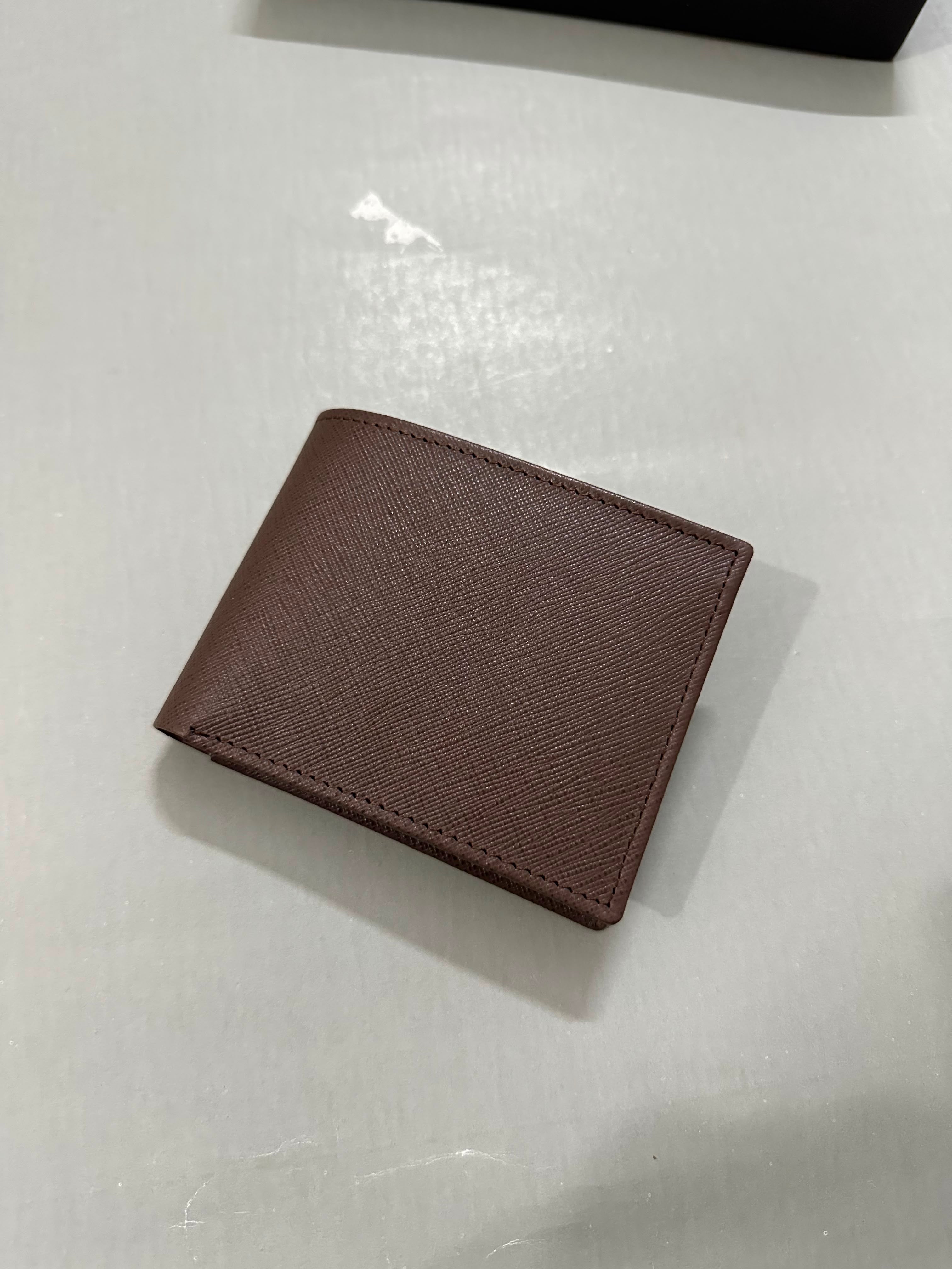 Saffiano Wallet - Coffee