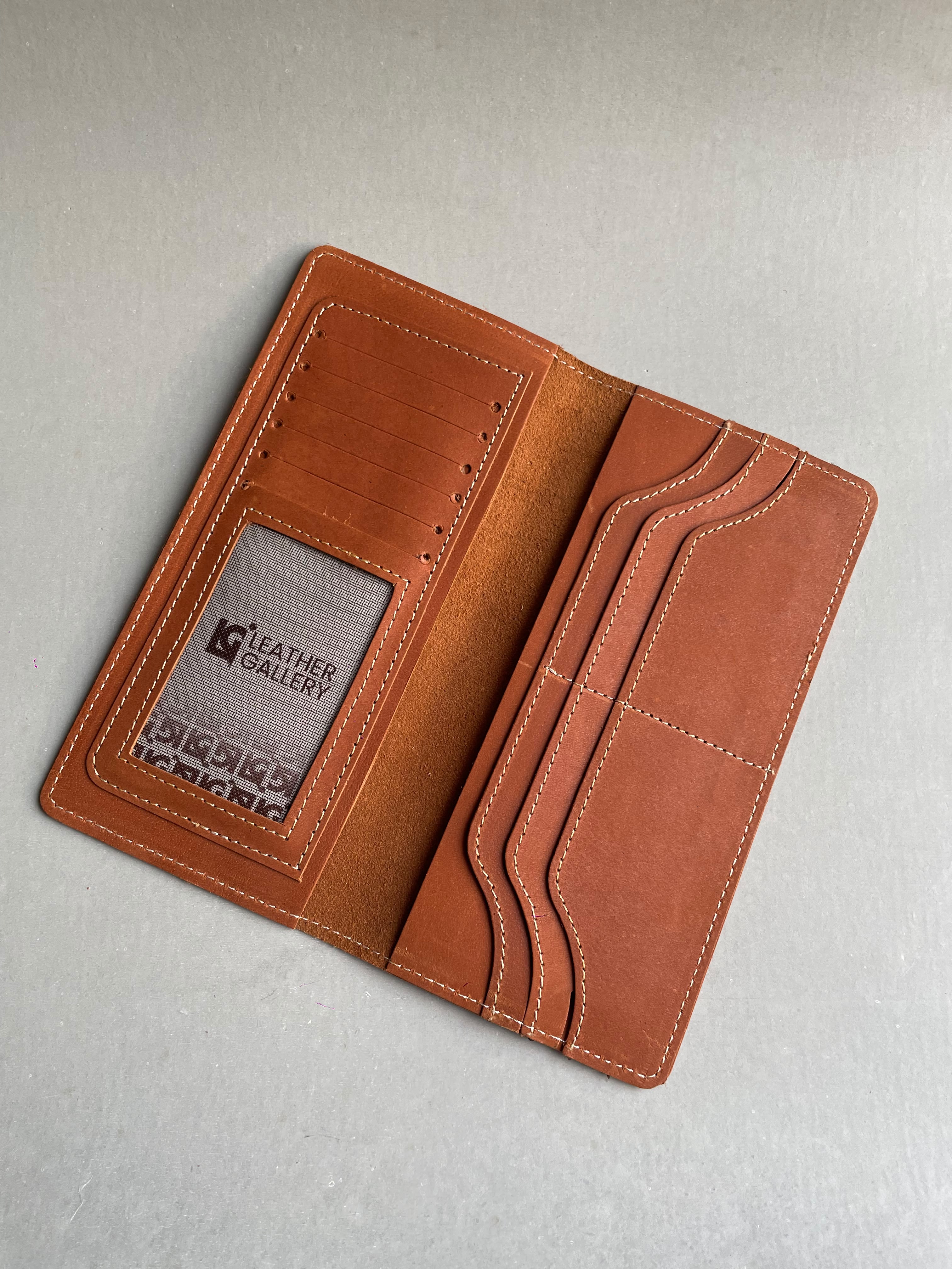 Crazy horse Long Wallet