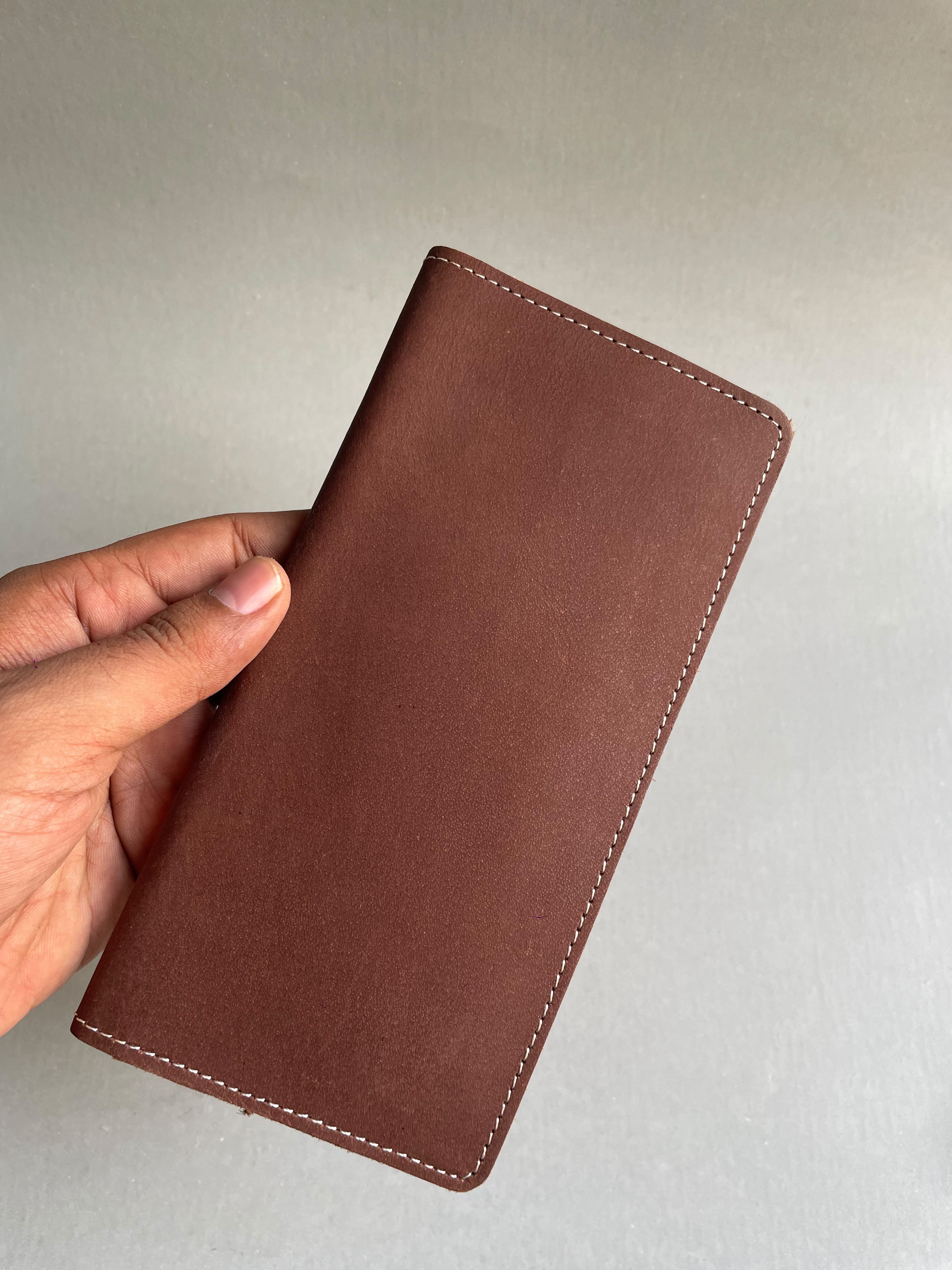 Crazy horse Long Wallet