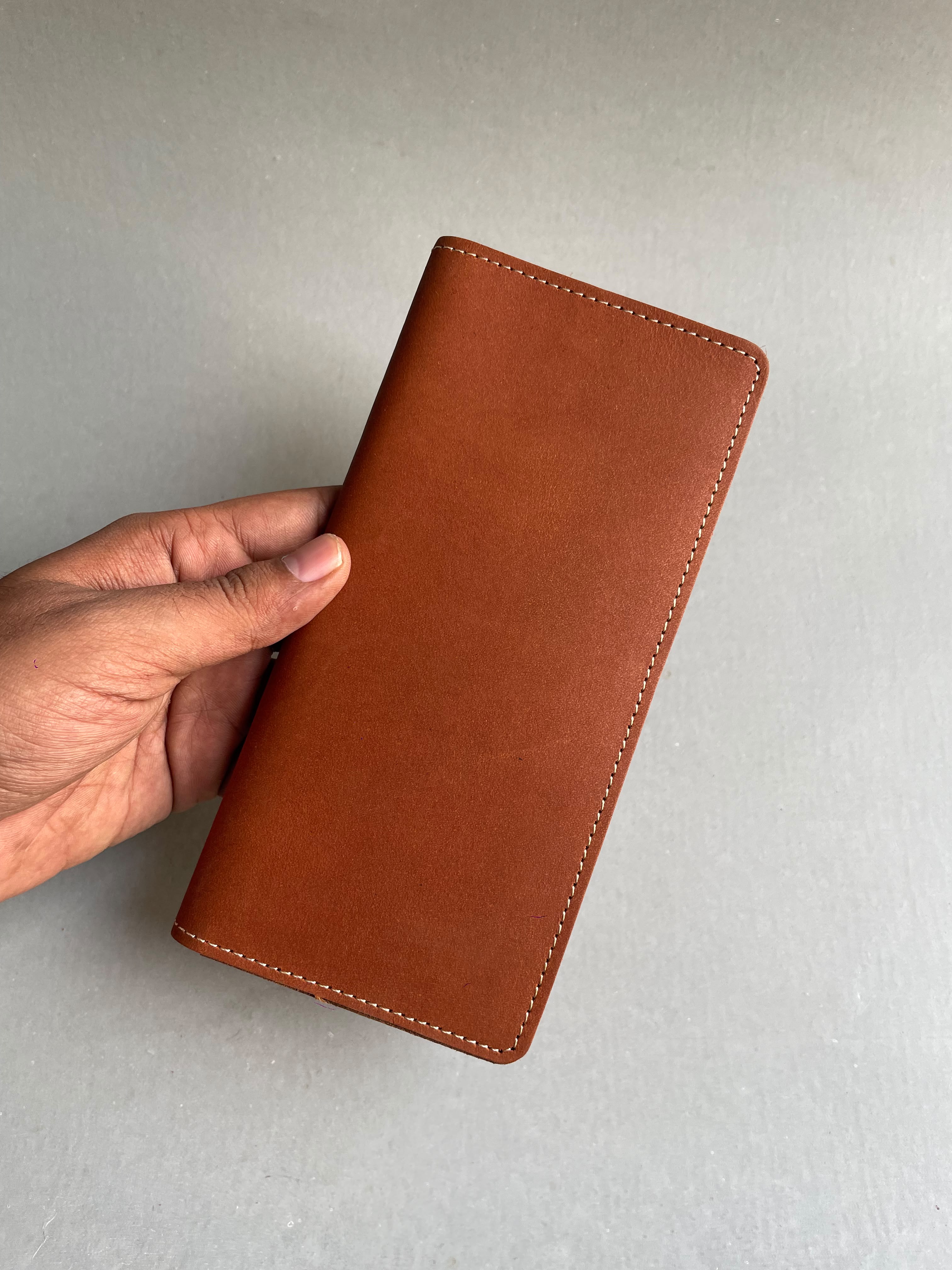 Crazy horse Long Wallet