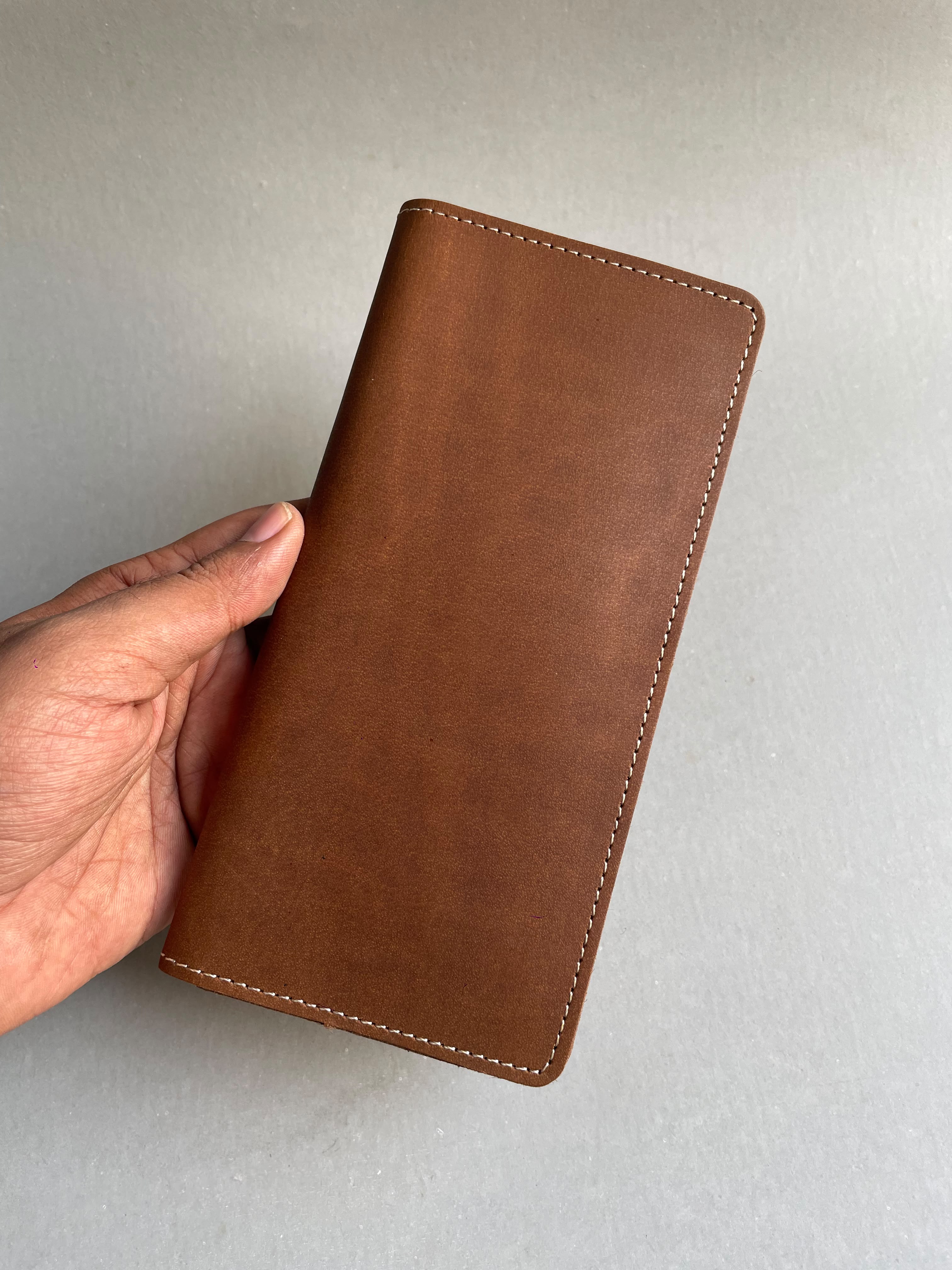 Crazy horse Long Wallet
