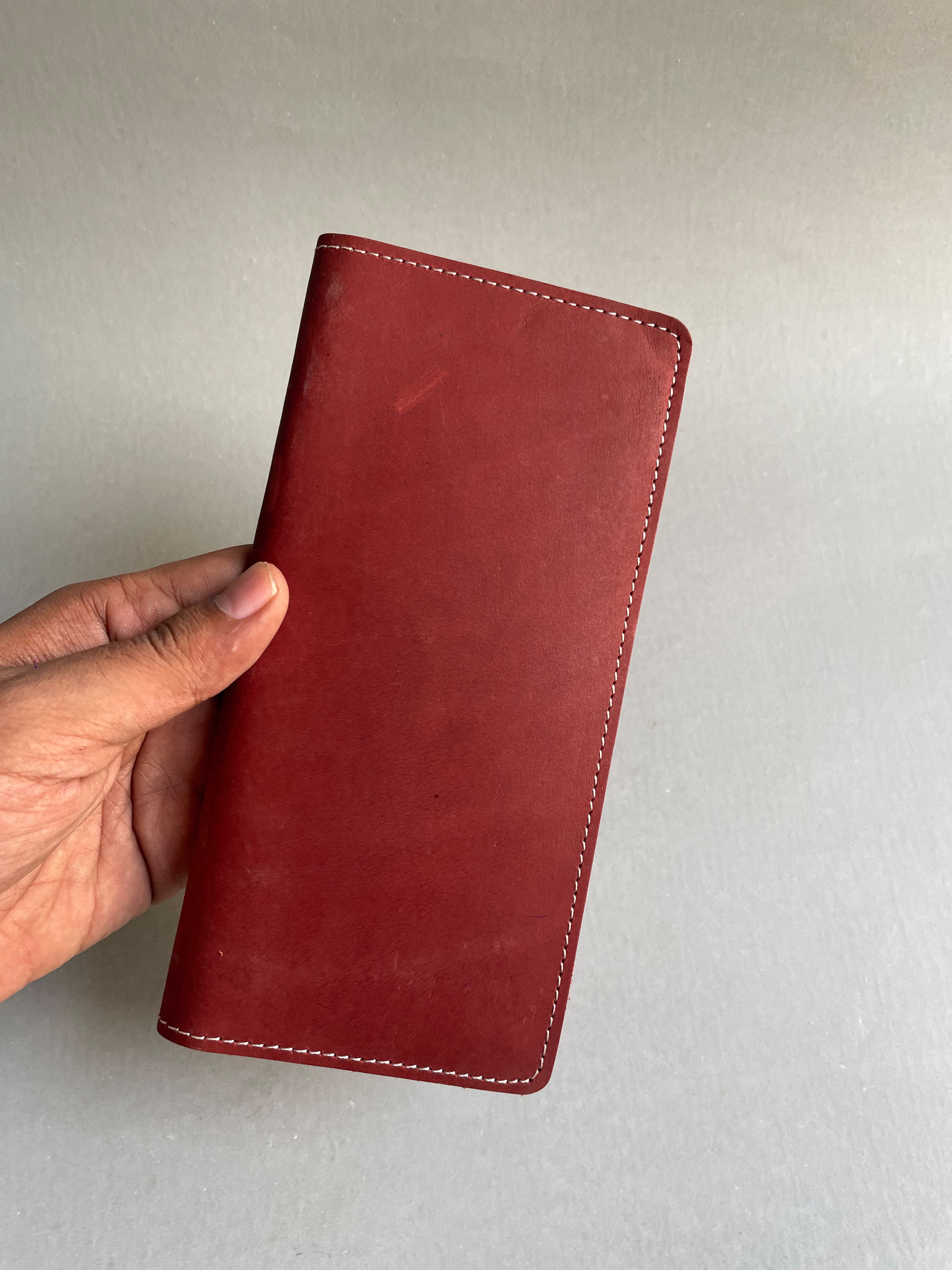 Crazy horse Long Wallet